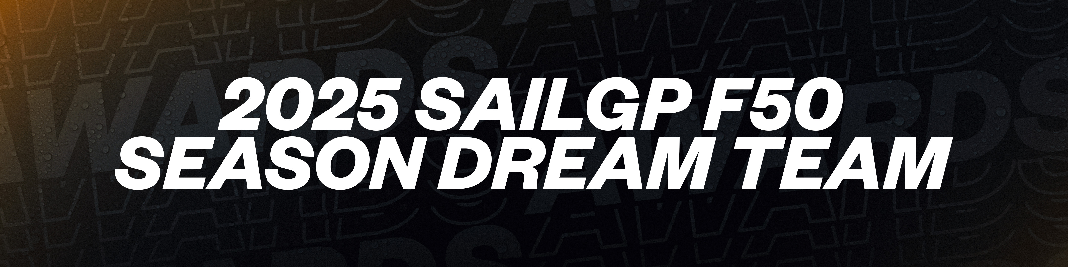SailGP Dream Team Award Banner
